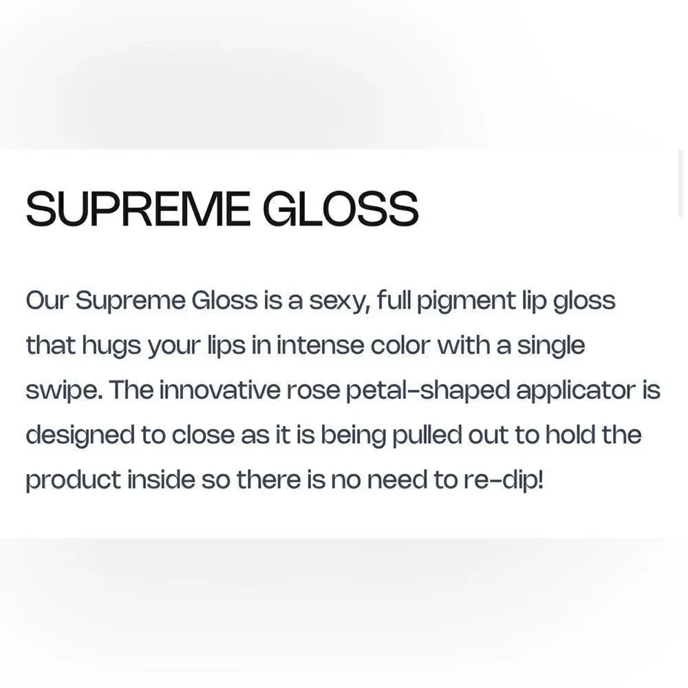 NIB Jeffree Star Supreme Gloss Full Size Lip Gloss - Color 714